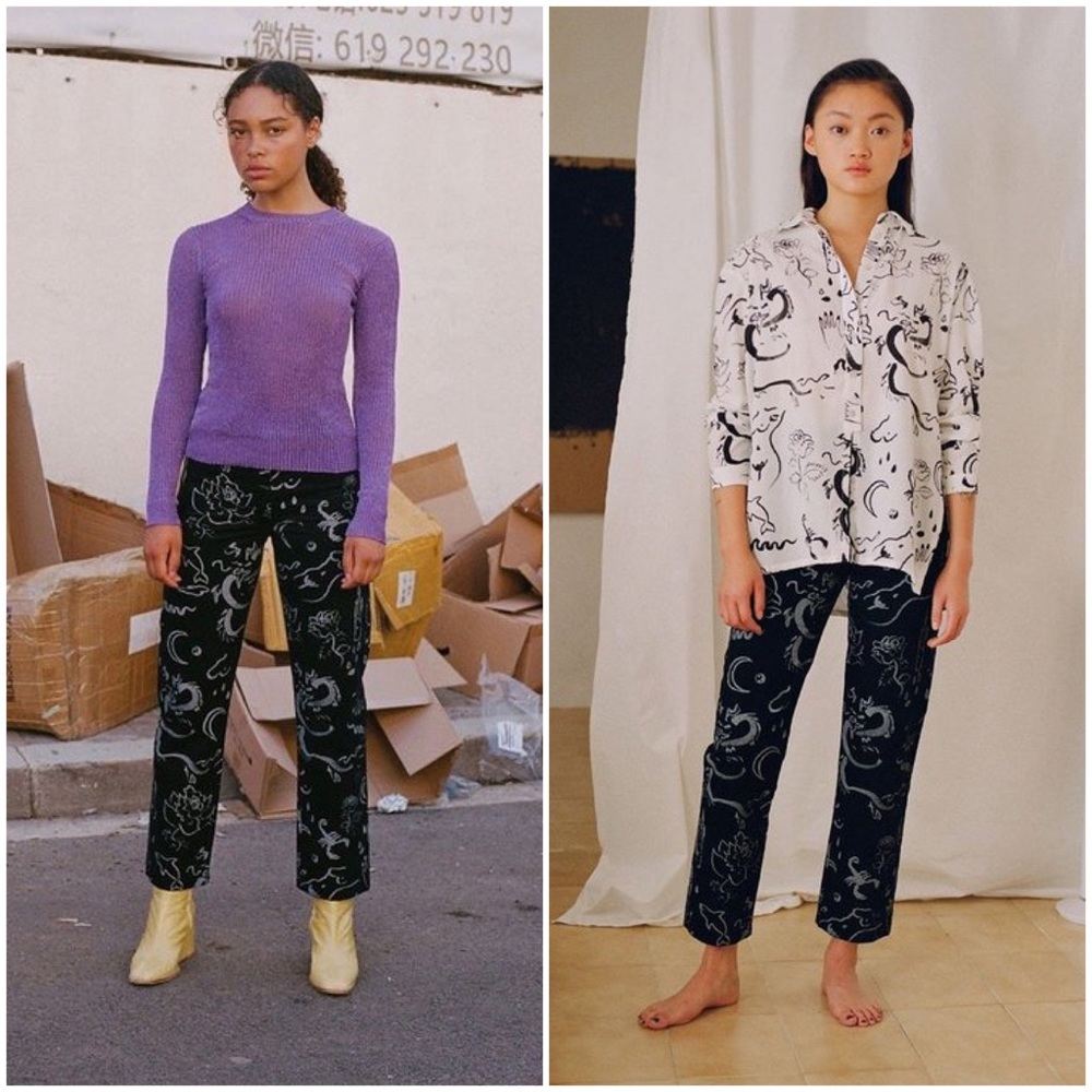 PALOMA WOOL Bartolomeo Pants in Roulette Print